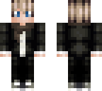 brown scarf boy black coat