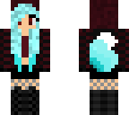 emo red fox girl
