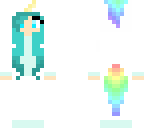 my aqua unicorn onsie girl edit
