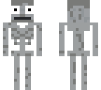 scared skeleton