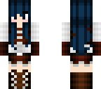blue haired punk girl