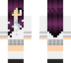 purple hair girl