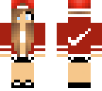 red nike girl edit