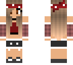 red plaid bandana