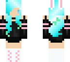 blue chibi girl