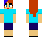 blue girl