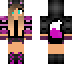 purple brunette wolf