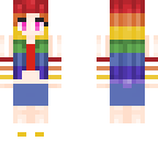 rainbow girl