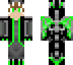 black and green dragon boy