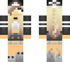 blonde punk black