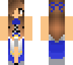blue dress