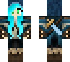 blue girl
