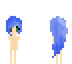 blue mini hair base - requested by chibiflashie