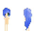 blue mini hair base - requested chibiflashie