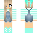 cute mint girl