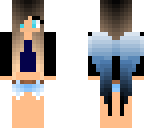 girl with blue wing