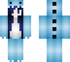 blue dino girl