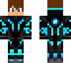 blue techno guy