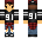 chibi boy with flannel