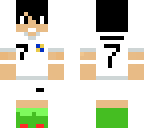 cool soccer player blue