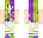 half purple half green base by magickitteh