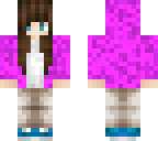pink hoodie girl