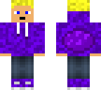 purple dye skin