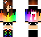 rainbow music girl