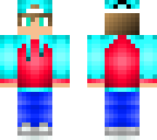 blue and red boy