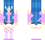 blue haired girl