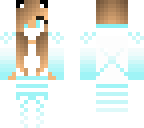 cat girl light blue edit