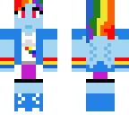 human rainbow dash