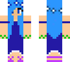 little carly blue hair blue summer dress