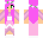 little kelly with pink hair and pink dress