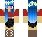 modern girl flower crown fixed