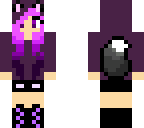 purple wolf girl