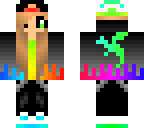 rainbow dragon girl