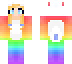 rainbow panda onesie