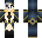 sorceress with skull