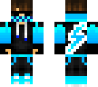 blue awsome lighting boy
