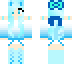 blue cat girl