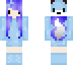 blue fox chibi