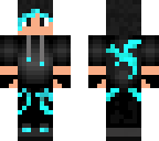 blue neon boy