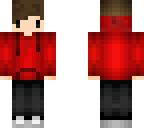 chibi red sweatshirt boy