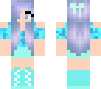 cute blue girl