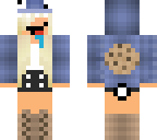 derpy llama cookie girl