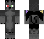 eviltwinghost wolf dragon