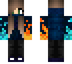 fire and ice girl hoodie edit