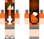 fox girl sweater super kawaii