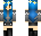 indigo haired girl